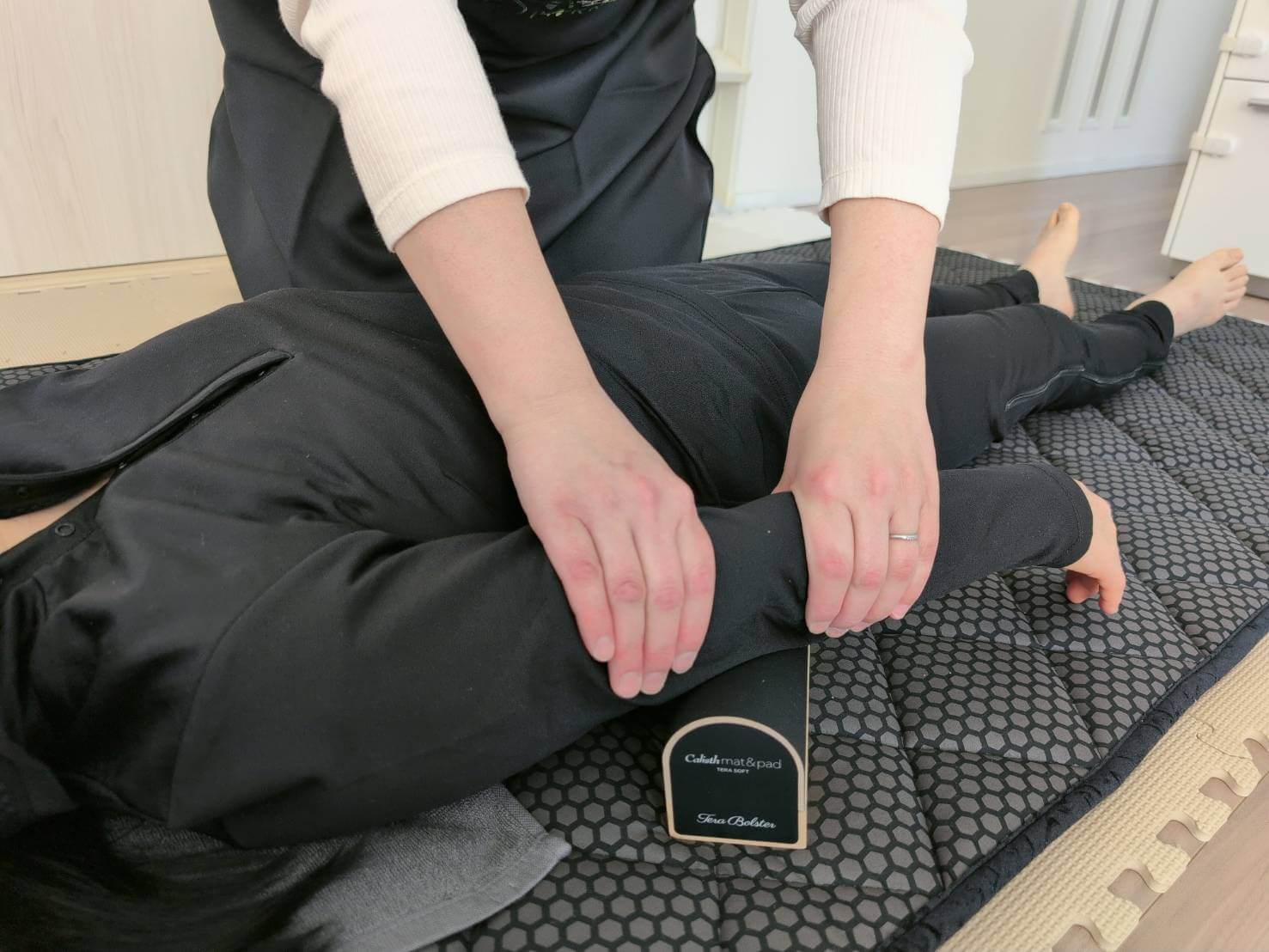 リラックスした施術風景